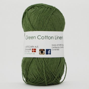 Hjertegarn Green Cotton Linen