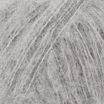 Drops Brushed Alpaca Silk fv. 02 lys grå