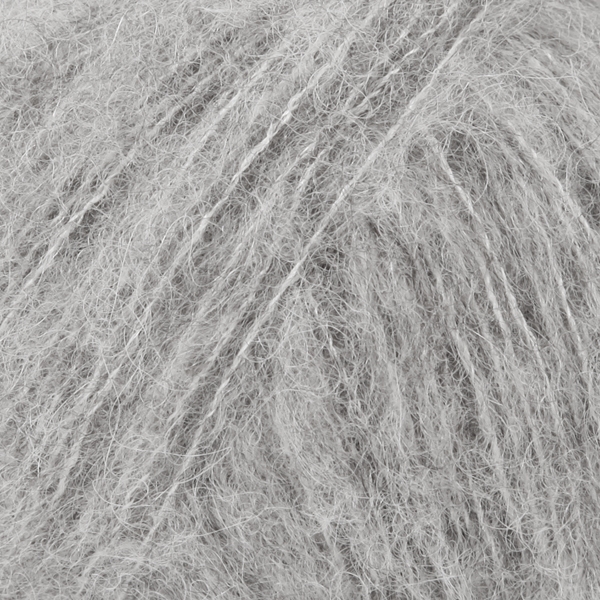 Drops Brushed Alpaca Silk fv. 02 lys grå