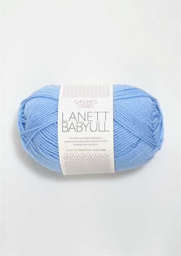 Sandnes Babyull Lanett fv. 5904 lys blå