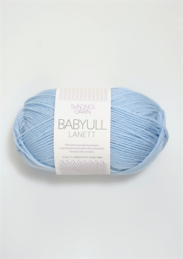 Sandnes Babyull Lanett fv. 5930 lys blå