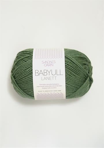 Sandnes Babyull Lanett fv. 8543 grøn
