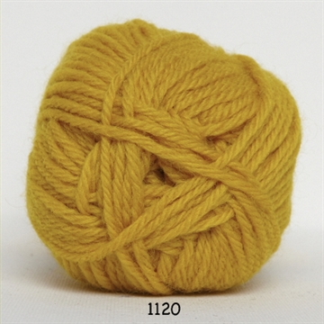 Hjertegarn Lima uld fv. 1120 gul