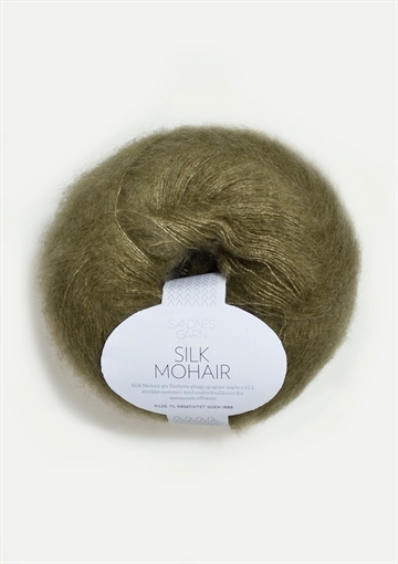 Sandnes Silk Mohair fv. 9554 mosegrøn
