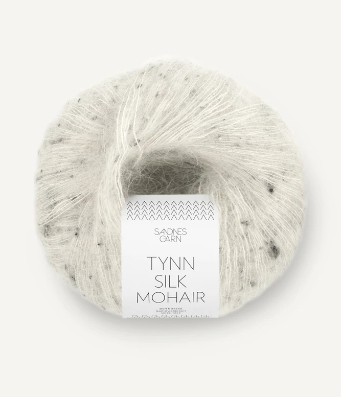 Sandnes Tynn Silk Mohair fv. 1199 Salt\'n Pepper Tweed