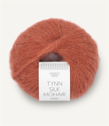 Sandnes Tynn Silk Mohair fv. 3535 Lys Kobberbrun