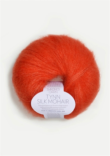 Sandnes Tynn Silk Mohair fv. 3818 orange