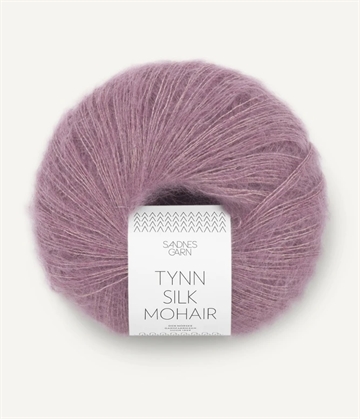 Sandnes Tynn Silk Mohair fv. 4632 Rosa Lavendel