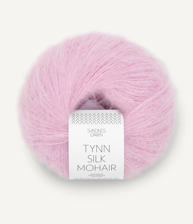 Sandnes Tynn Silk Mohair fv. 4813 Pink Lilac