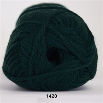 Hjertegarn Lima uld fv. 1420 mørkegrøn