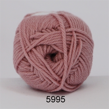 Hjertegarn Lima uld fv. 5995 lys rosa