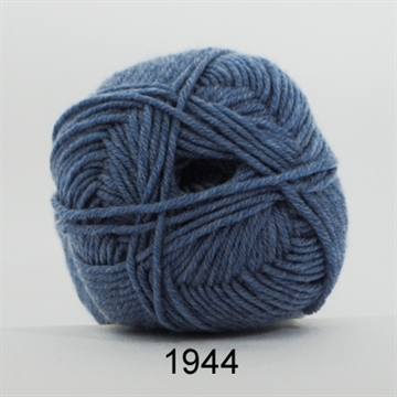 Hjertegarn Extrafine Merino 120 fv. 1944 lys jeansblå