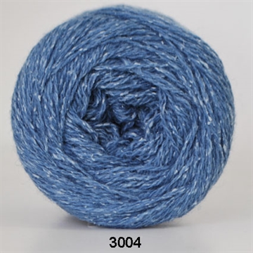 Hjertegarn Wool Silk fv. 3004 blå