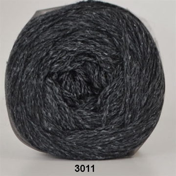 Hjertegarn Wool Silk fv. 3011 mørk grå