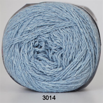 Hjertegarn Wool Silk fv. 3014 lys blå