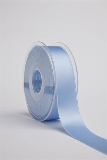 Satinbånd 25 mm fv. 37 lysblå