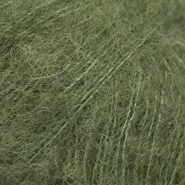 Drops Brushed Alpaca Silk fv. 32 mosgrøn