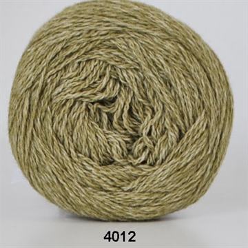 Hjertegarn Organic 350 Wool Cotton fv. 4012 grøn