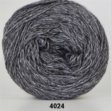 Hjertegarn Organic 350 Wool Cotton fv. 4024 mørk grå