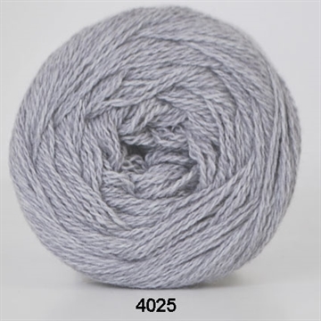 Hjertegarn Organic 350 Wool Cotton fv. 4025 lys grå