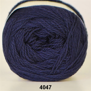 Hjertegarn Organic 350 Wool Cotton fv. 4047 mørk blå