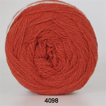 Hjertegarn Organic 350 Wool Cotton fv. 4098 orange