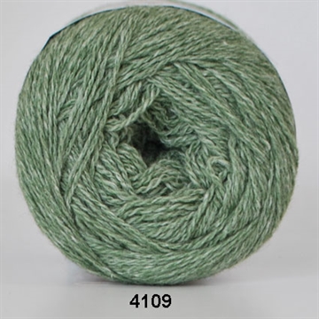 Hjertegarn Organic 350 Wool Cotton fv. 4109 grøn