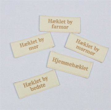 Label - Hæklet by Mor