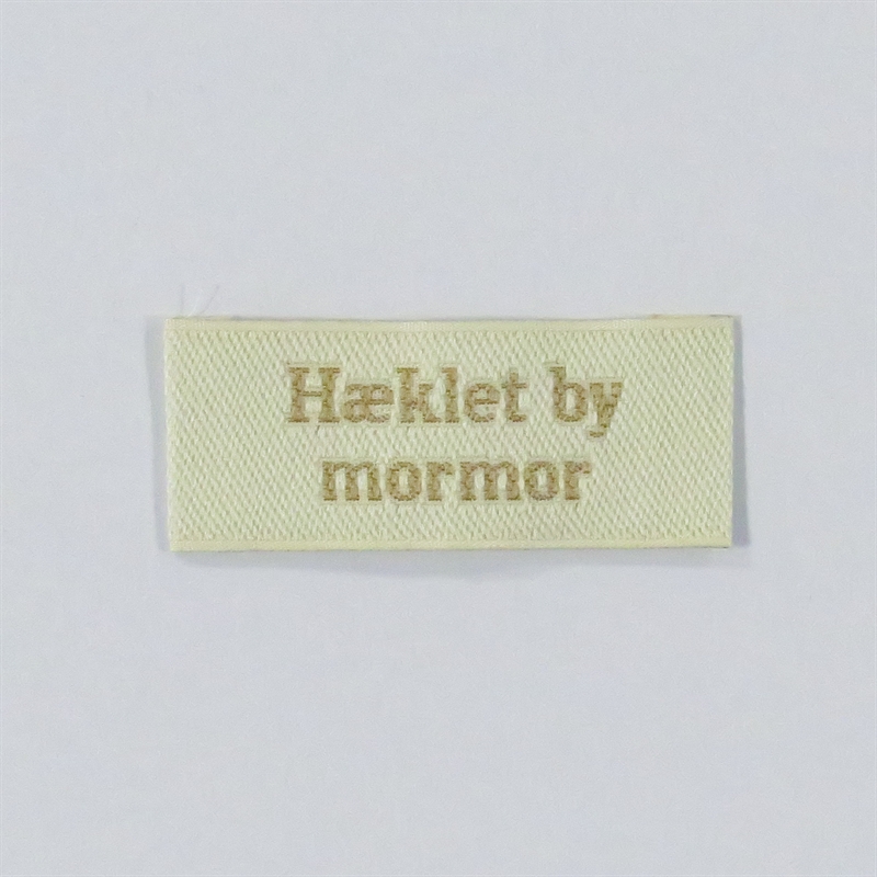 Label - Hæklet by Mormor
