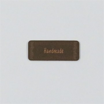 Label - Handmade brun