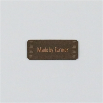 Label - Made by farmor brun