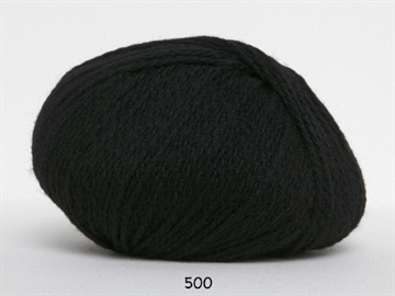 Hjertegarn Hjerte Fine Highland wool fv. 500 sort