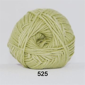Hjertegarn Merino Cotton fv. 525 lys grøn