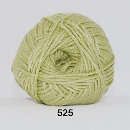Hjertegarn Merino Cotton fv. 525 lys grøn