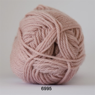 Hjertegarn Lima uld fv. 6995  Pudder Rosa