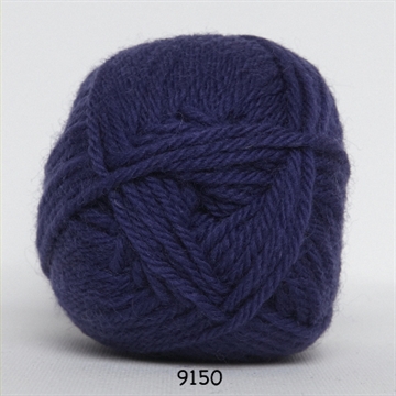 Hjertegarn Lima uld fv. 9150 mørk lilla