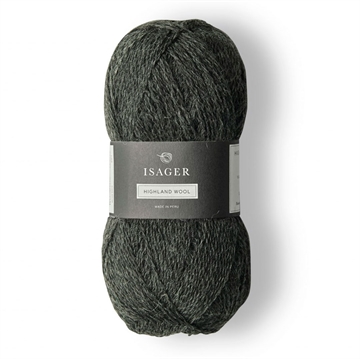 Isager Highland Wool fv. Charcoal