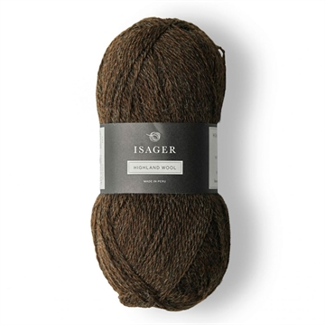 Isager Highland Wool fv. Chocolate