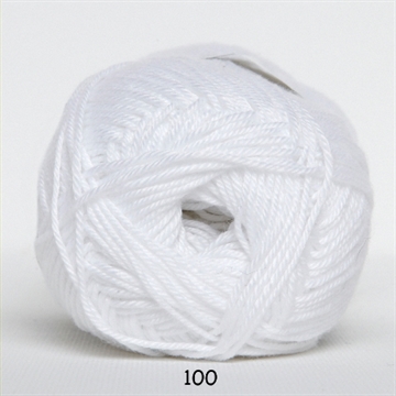 Hjertegarn Diamond cotton fv. 100 hvid