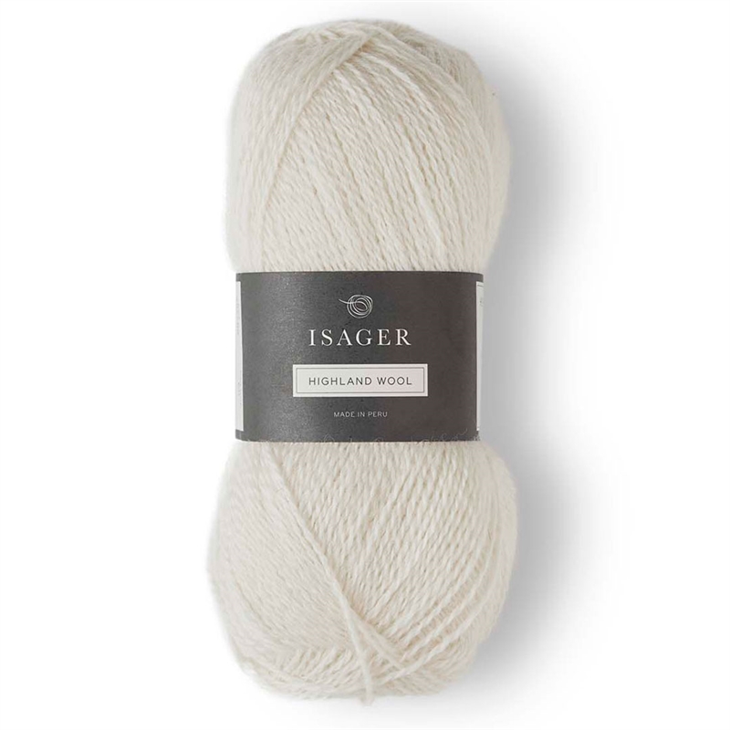 Isager Highland Wool fv. E0 natur