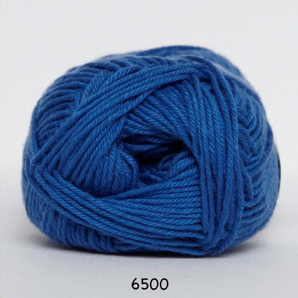 Hjertegarn Cotton nr. 8 fv. 6500 blå