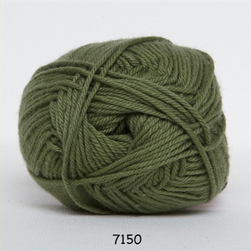 Hjertegarn Cotton nr. 8 fv. 7150 grøn