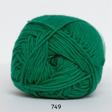 Hjertegarn Cotton nr. 8 fv. 749 grøn