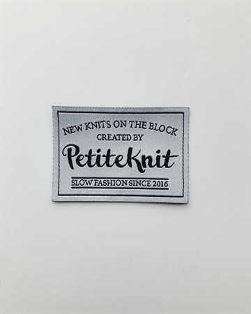 PetiteKnit label "New knits on the block"
