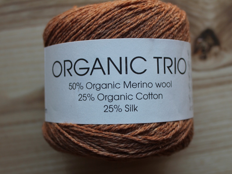 Hjertegarn Organic Trio fv. 5003 karamel