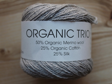 Hjertegarn Organic Trio fv. 5013 lys grå