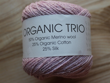 Hjertegarn Organic Trio fv. 5015 lys rød