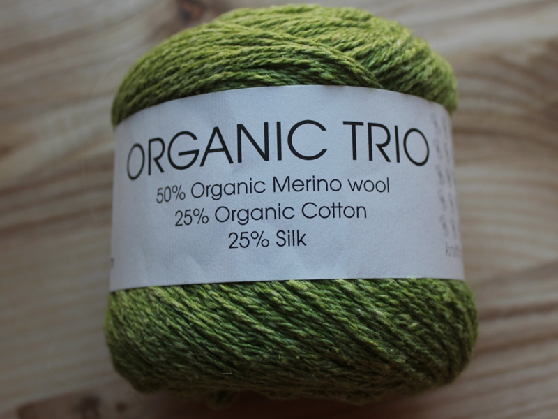 Hjertegarn Organic Trio fv. 5020 grøn