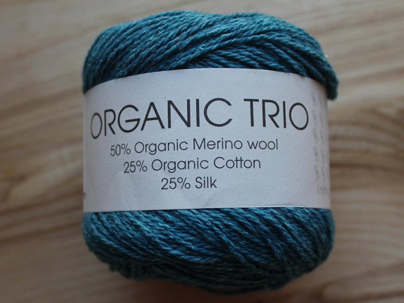 Hjertegarn Organic Trio fv. 5021 turkis