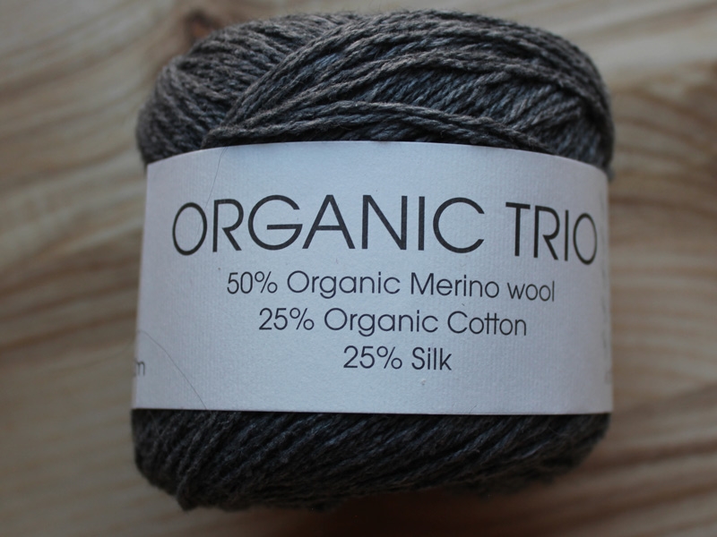 Hjertegarn Organic Trio fv. 5032 mørk grå